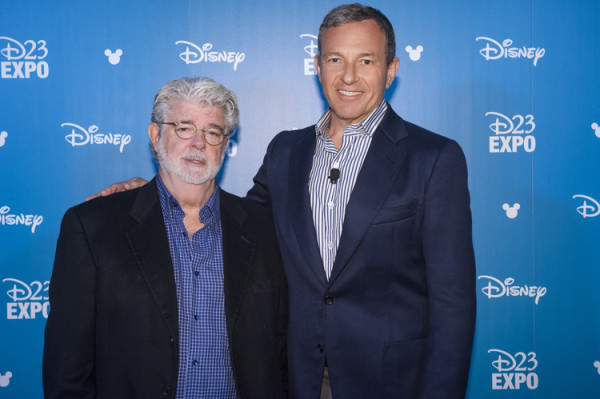 George Lucas and Bob Iger