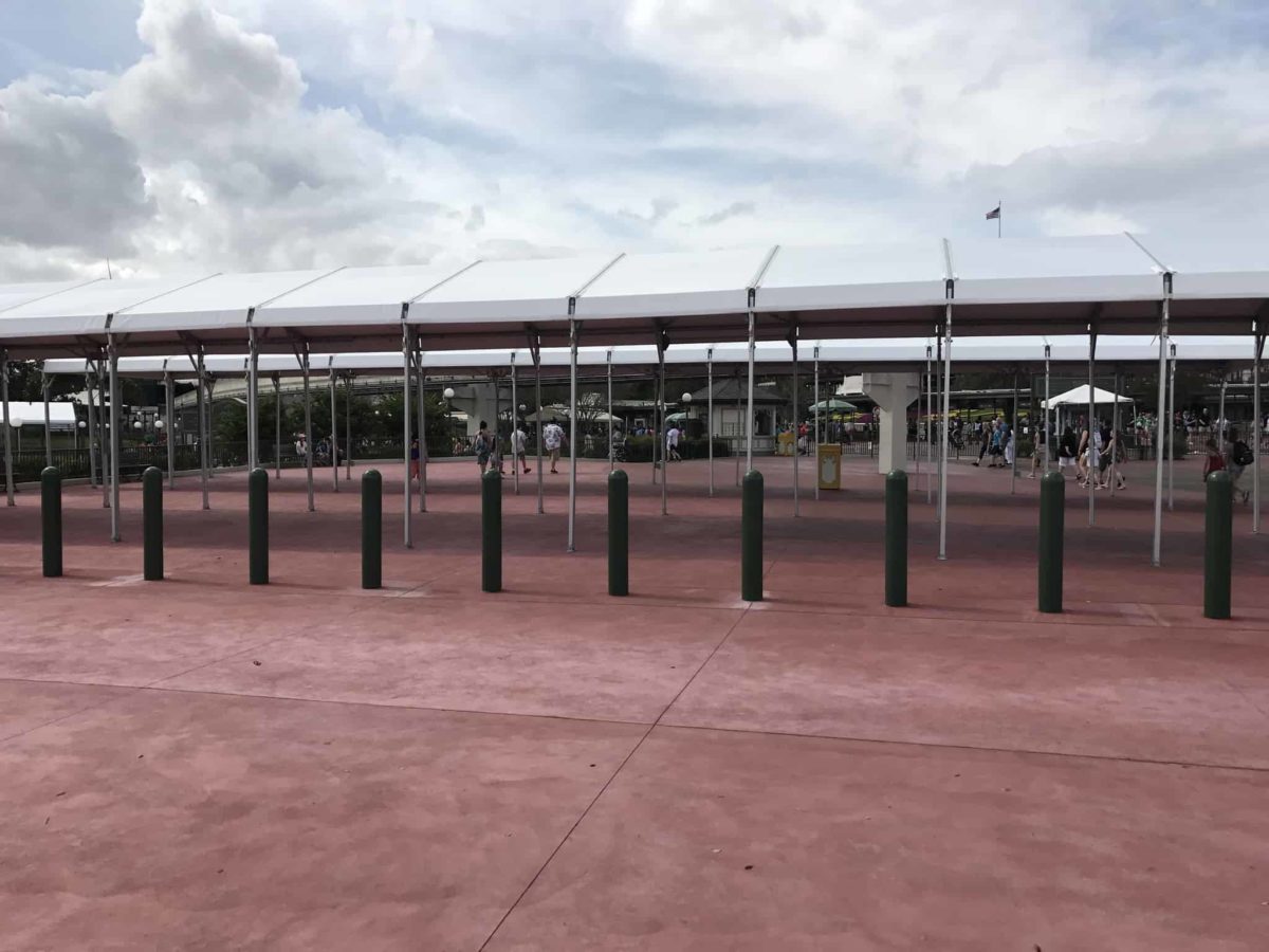 PHOTOS: New Magic Kingdom Security Checkpoints Being Constructed