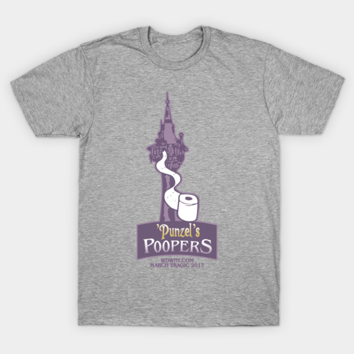WDWNT.com March Tragic - 'Punzel's Poopers T-Shirt