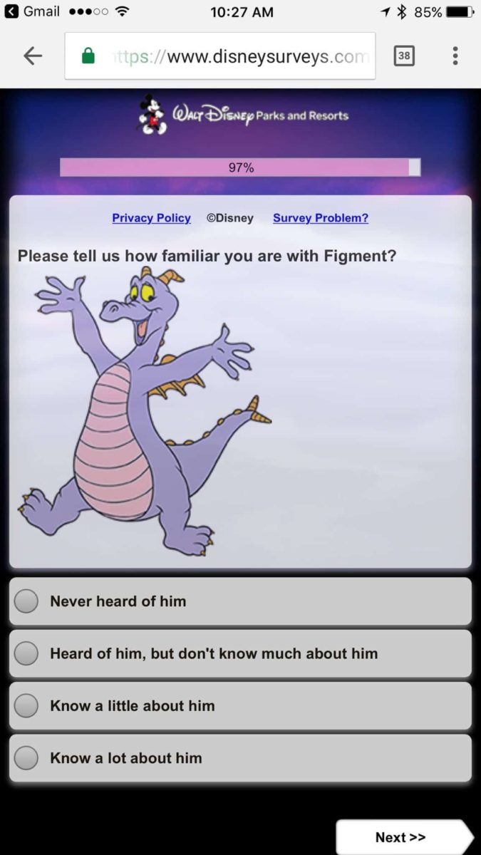 Disney is Surveying Epcot Guests About Figment, May Impact Character's Future in Park Overhaul