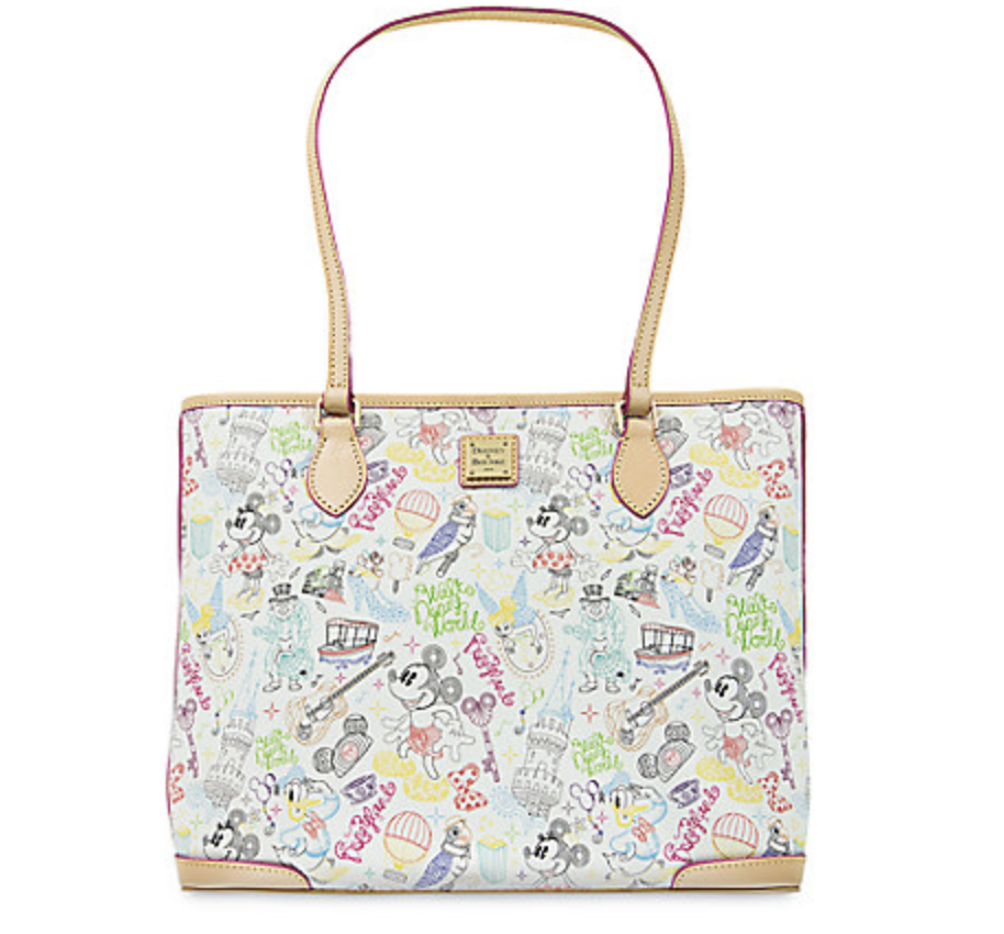 Mickey and Minnie Mouse ''A Walk in the Park'' Tote by Dooney & Bourke