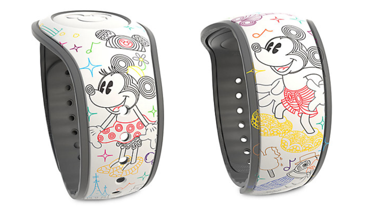 Mickey and Minnie Mouse ''A Walk in the Park'' MagicBand 2 by Dooney & Bourke - Limited Release