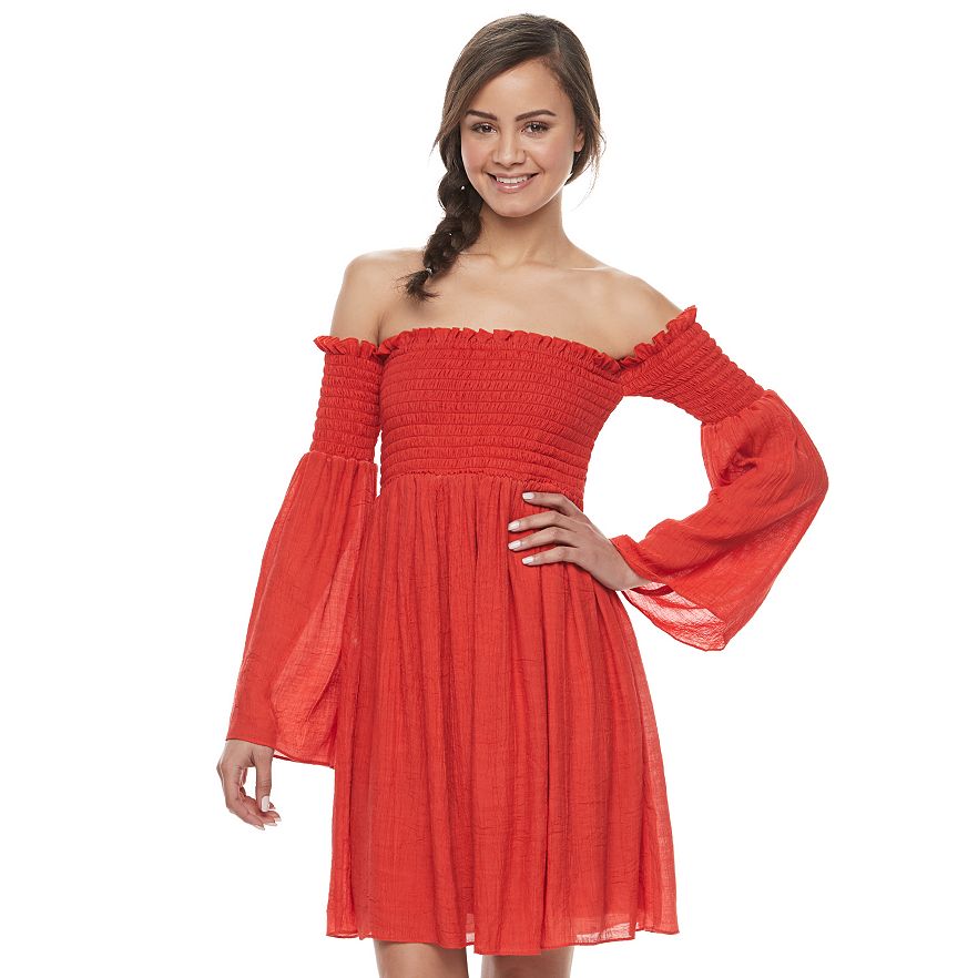 Disney Pirates of the Caribbean: Smocked Off Shoulder Dress 