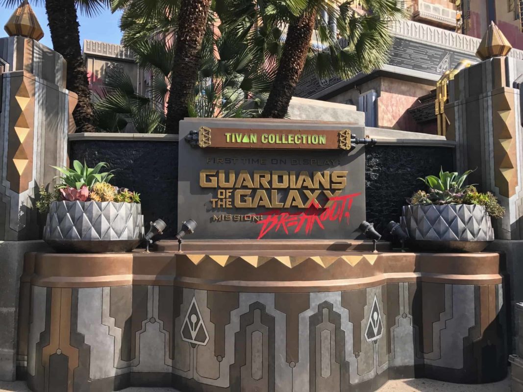 PHOTOS: Marquee Sign & Final Facade Details Revealed for Guardians of the Galaxy - Mission Breakout at California Adventure