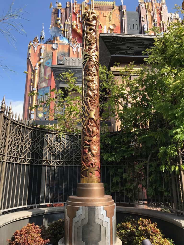 PHOTOS: Marquee Sign & Final Facade Details Revealed for Guardians of the Galaxy - Mission Breakout at California Adventure