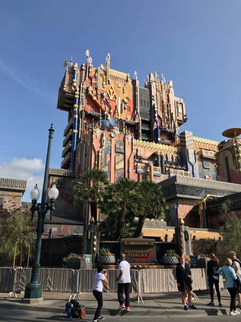 PHOTOS: Marquee Sign & Final Facade Details Revealed for Guardians of the Galaxy - Mission Breakout at California Adventure