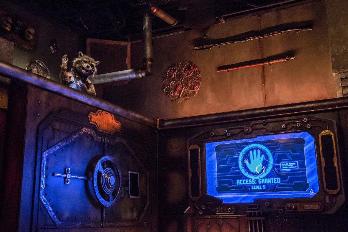 PHOTOS, VIDEO: Queue, Pre-Show, & Astonishing Rocket Raccoon Animatronic Revealed for Guardians of the Galaxy - Mission Breakout