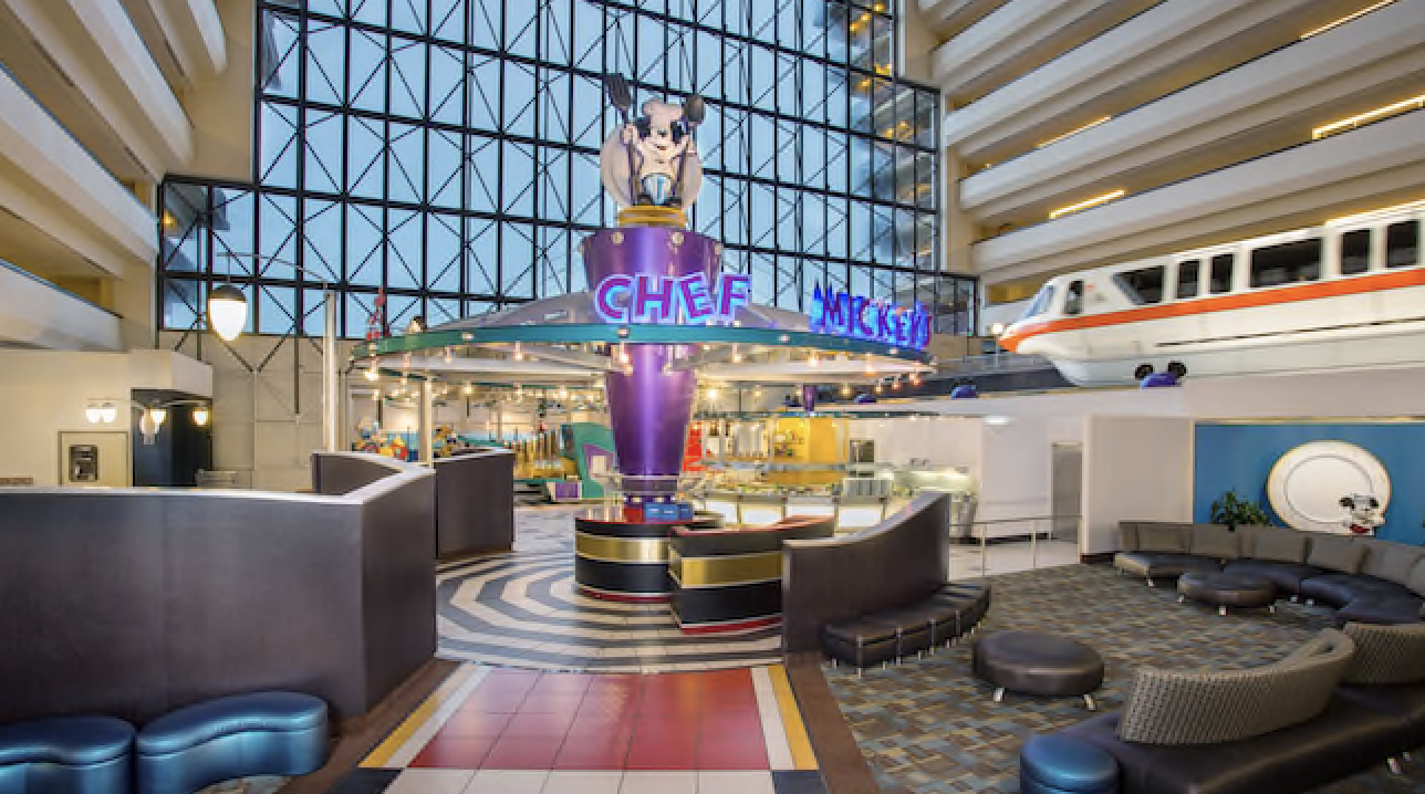 Chef Mickey's at the Contemporary Relocating Temporarily Due to Unplanned Maintenance