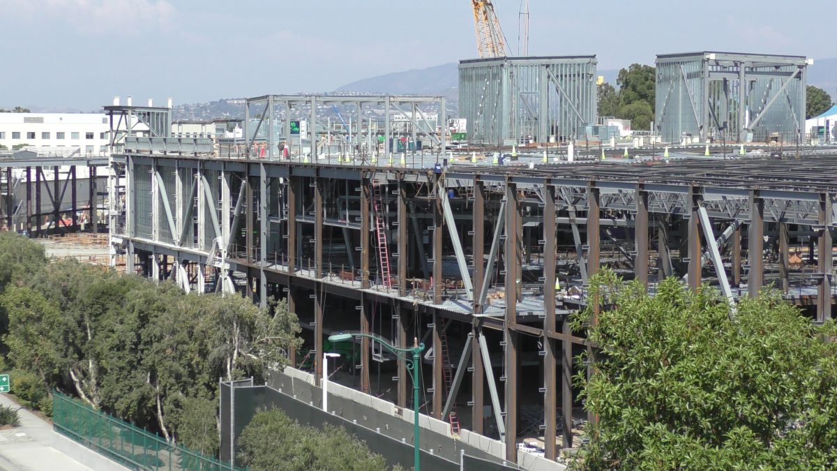 Star Wars Land construction at Disneyland Park, June 28th, 2017