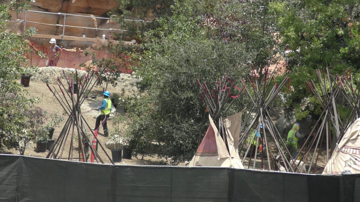 Star Wars Land construction at Disneyland Park, June 28th, 2017