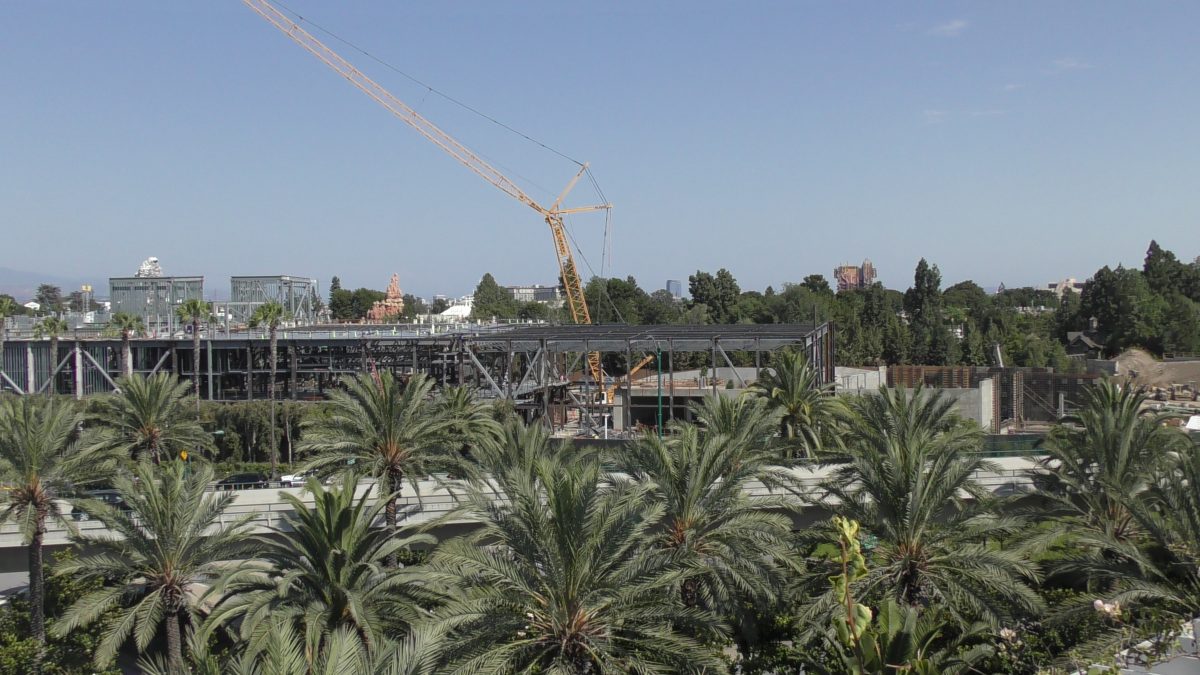 Star Wars Land construction at Disneyland Park, June 28th, 2017