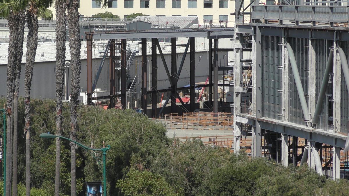 Star Wars Land construction at Disneyland Park, June 28th, 2017