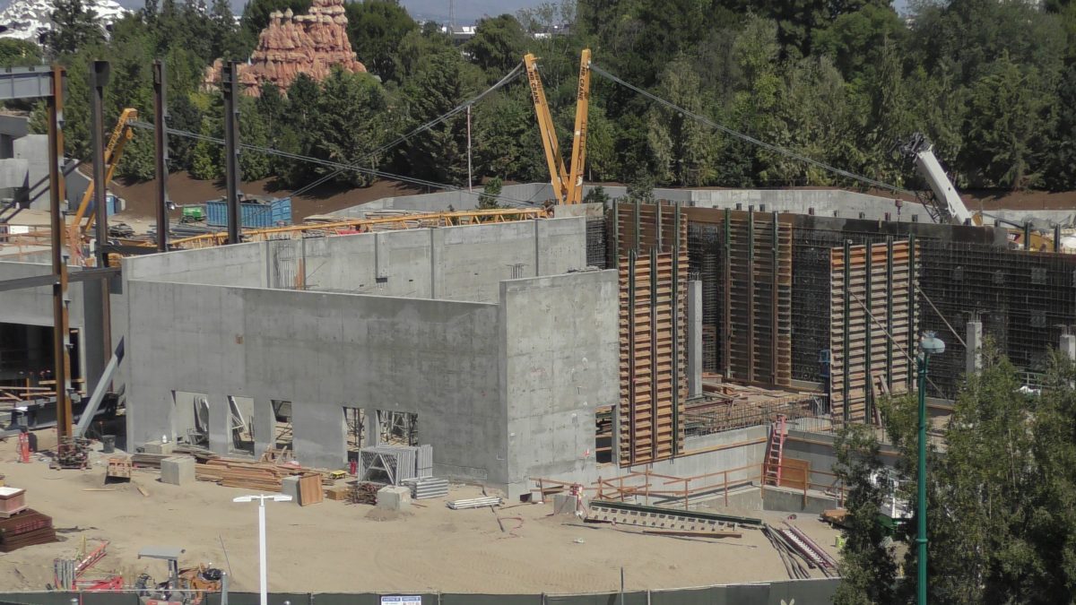 Star Wars Land construction at Disneyland Park, June 28th, 2017