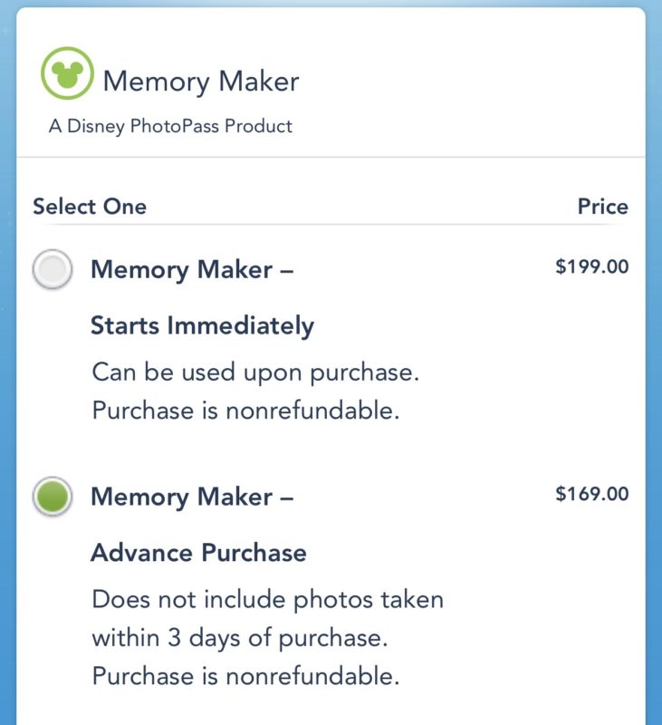 Walt Disney World Raises Prices on Memory Maker Photo Packages