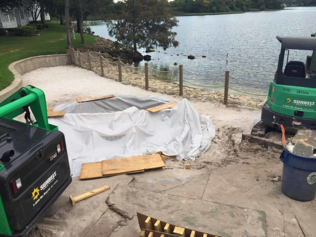 PHOTOS: Construction Begins on Memorial Lighthouse at Disney's Grand Floridian Resort