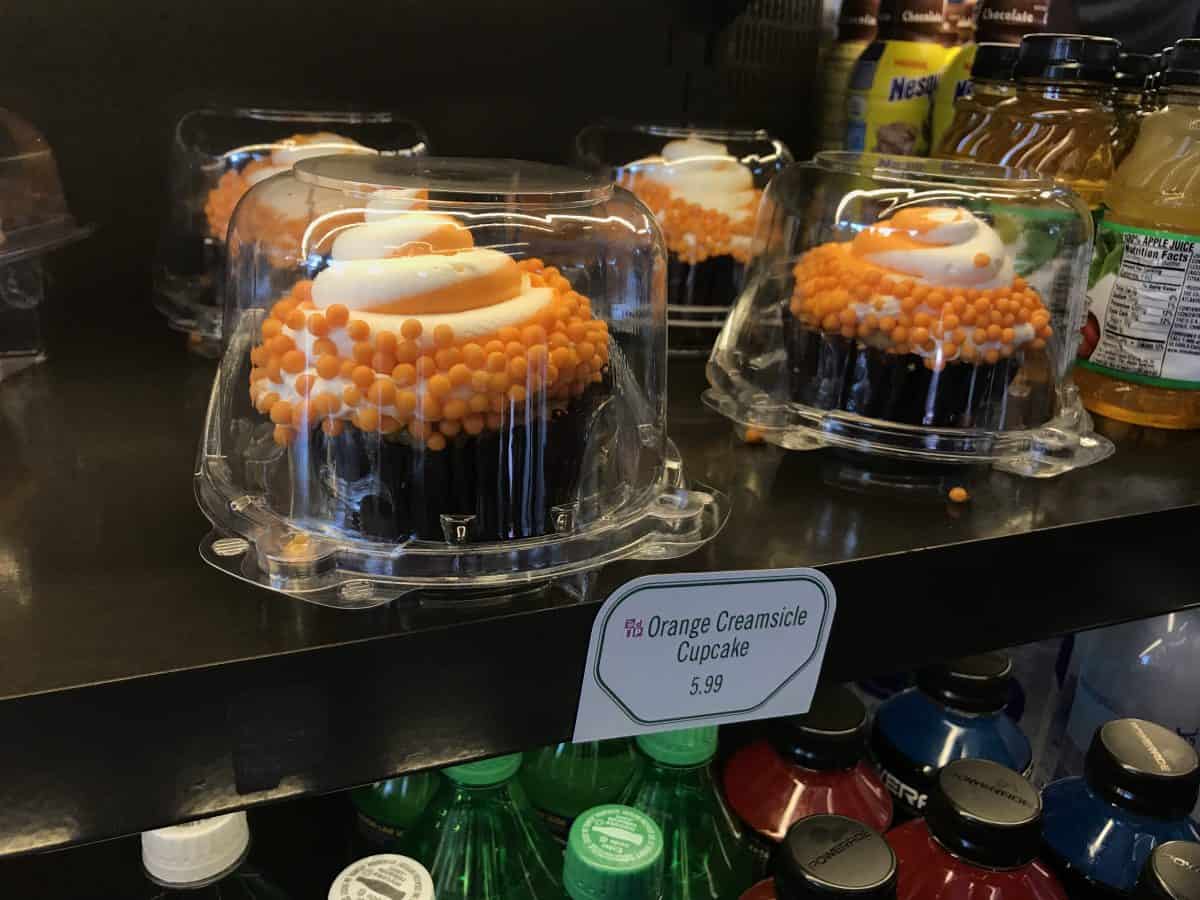 Orange Creamsicle Cupcake, $5.99 at the Fountain View Starbucks at Epcot