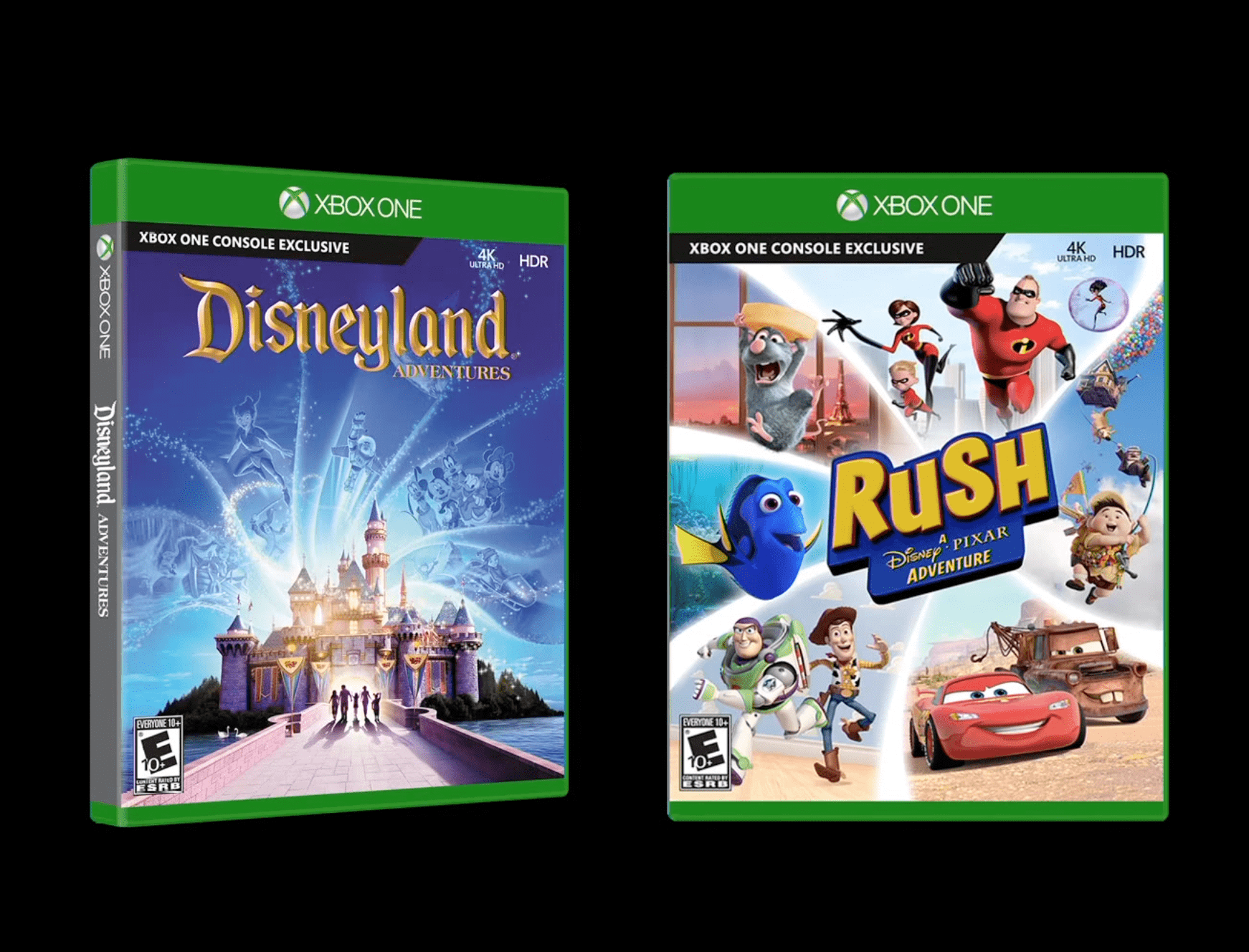 Disneyland Adventures & Rush: A Disney-Pixar Adventure Being Remastered for Xbox One