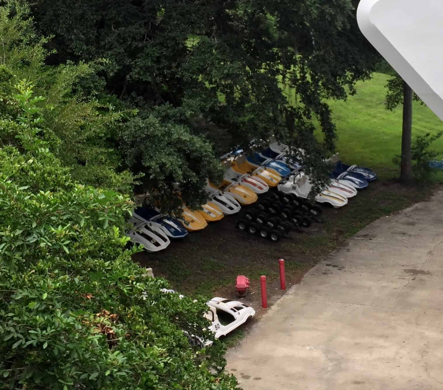 PHOTOS: Tokyo Disneyland's Grand Circuit Raceway Cars Being Recycled at Tomorrowland Speedway, Magic Kingdom
