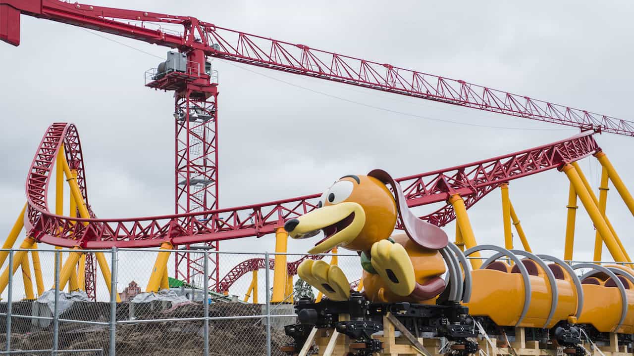 PHOTOS, VIDEO: Slinky Dog Dash Roller Coaster Trains Unveiled for Toy Story Land, Hollywood Studios