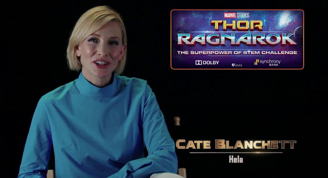 VIDEO: Marvel Studios Announces "Thor: Ragnarok" Superpower Of Stem Challenge