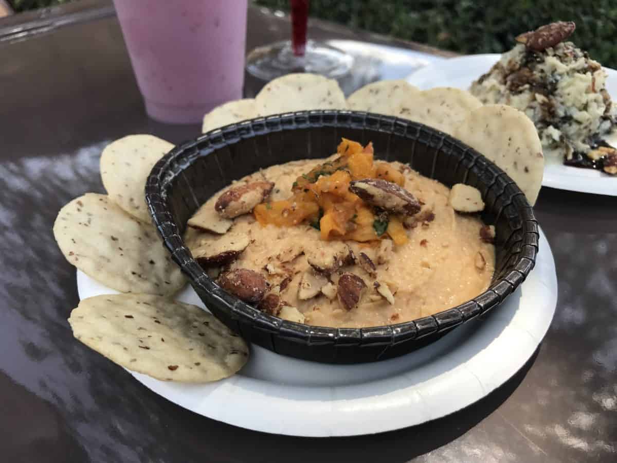 Epcot Food & Wine 2018 The Almond Orchard Hummus