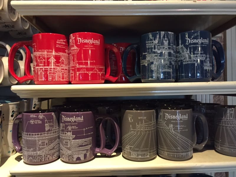 PHOTOS: Disneyland Releases Mugs Featuring Blueprints of Classic Park Attractions