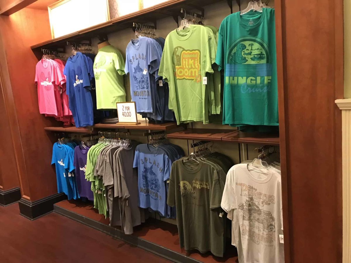 PHOTOS: New Haunted Mansion, Tiki Room, Jungle Cruise, Pirates, and Splash Mountain Shirts at Magic Kingdom