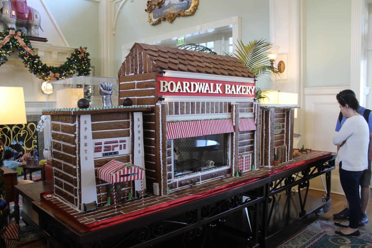 PHOTOS, VIDEO: Giant Gingerbread Replica of Disney's Boardwalk Now on Display