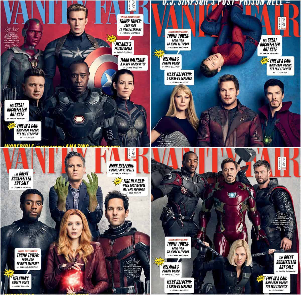 Vanity Fair Gives Us Our First Look At The Heroes Of "Avengers: Infinity War"