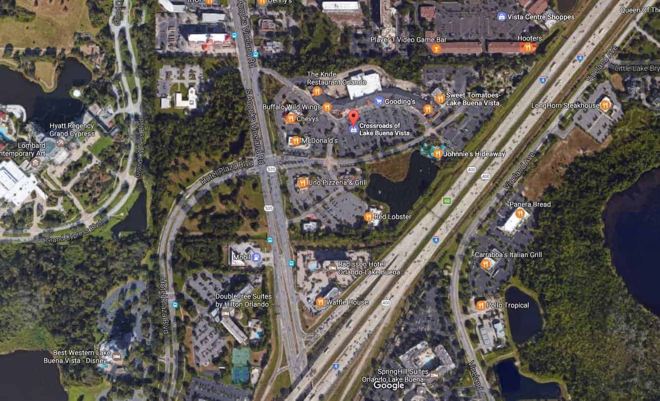 Crossroads Shopping Center Closing for Disney Road Enhancements