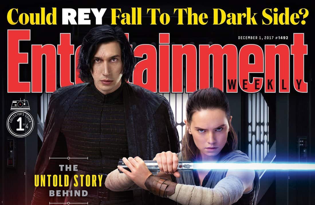 Entertainment Weekly Releases 4 Exclusive Covers Highlighting "Star Wars: The Last Jedi"
