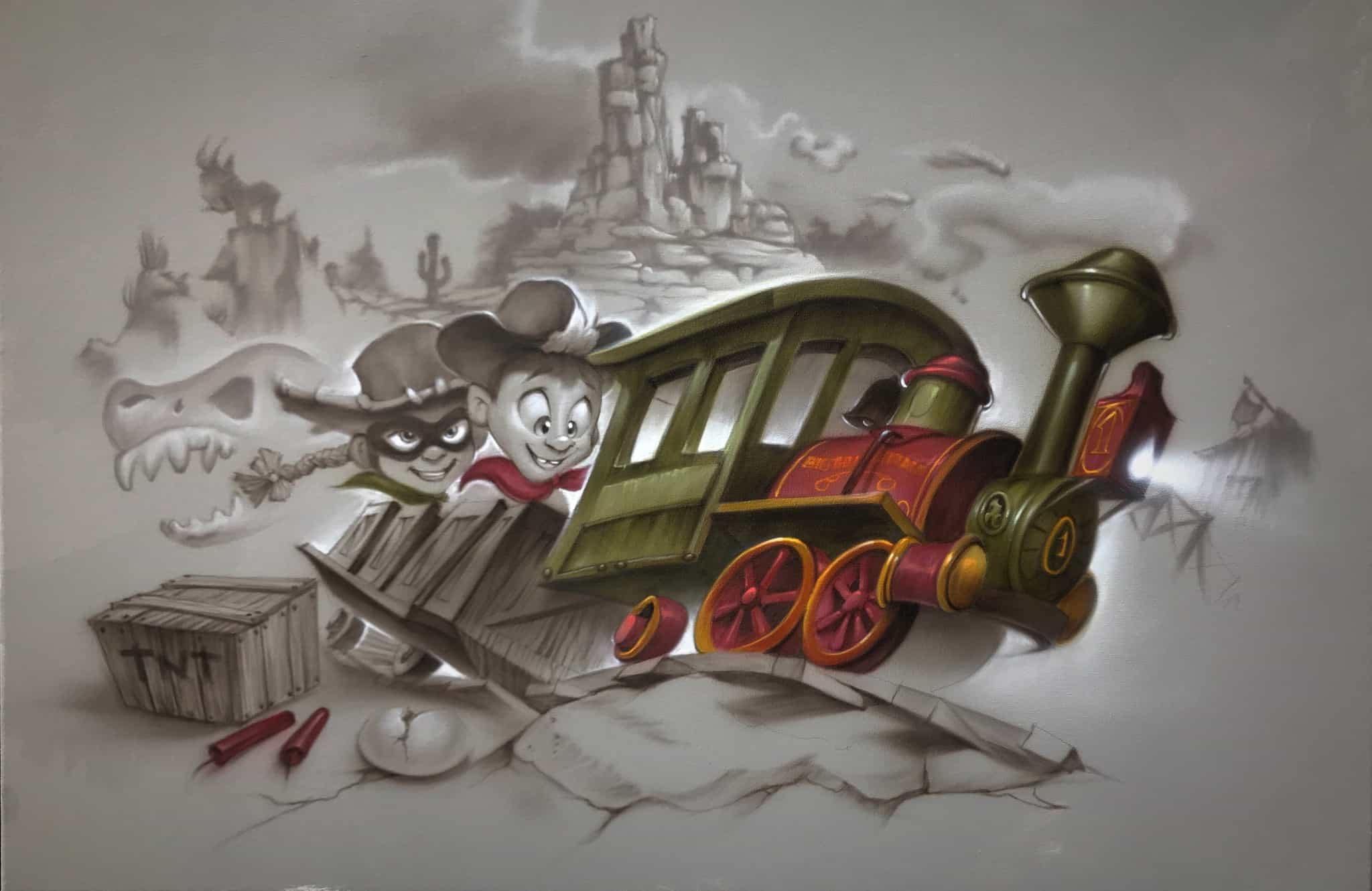 New Jungle Cruise and Big Thunder Mountain Art by NOAH Being Released at Disneyland