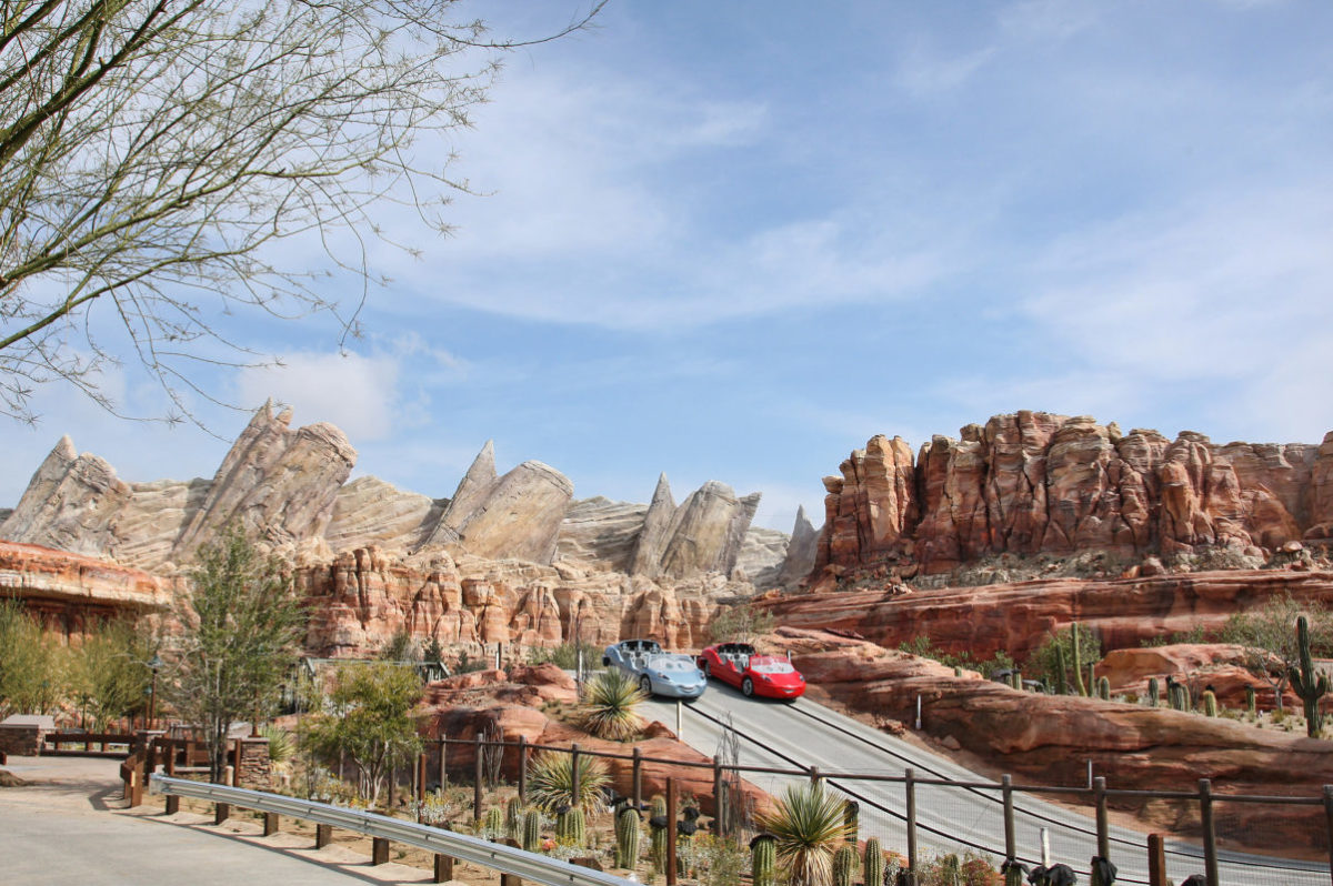 Radiator Springs Racers in Cars Land, Disney California Adventure