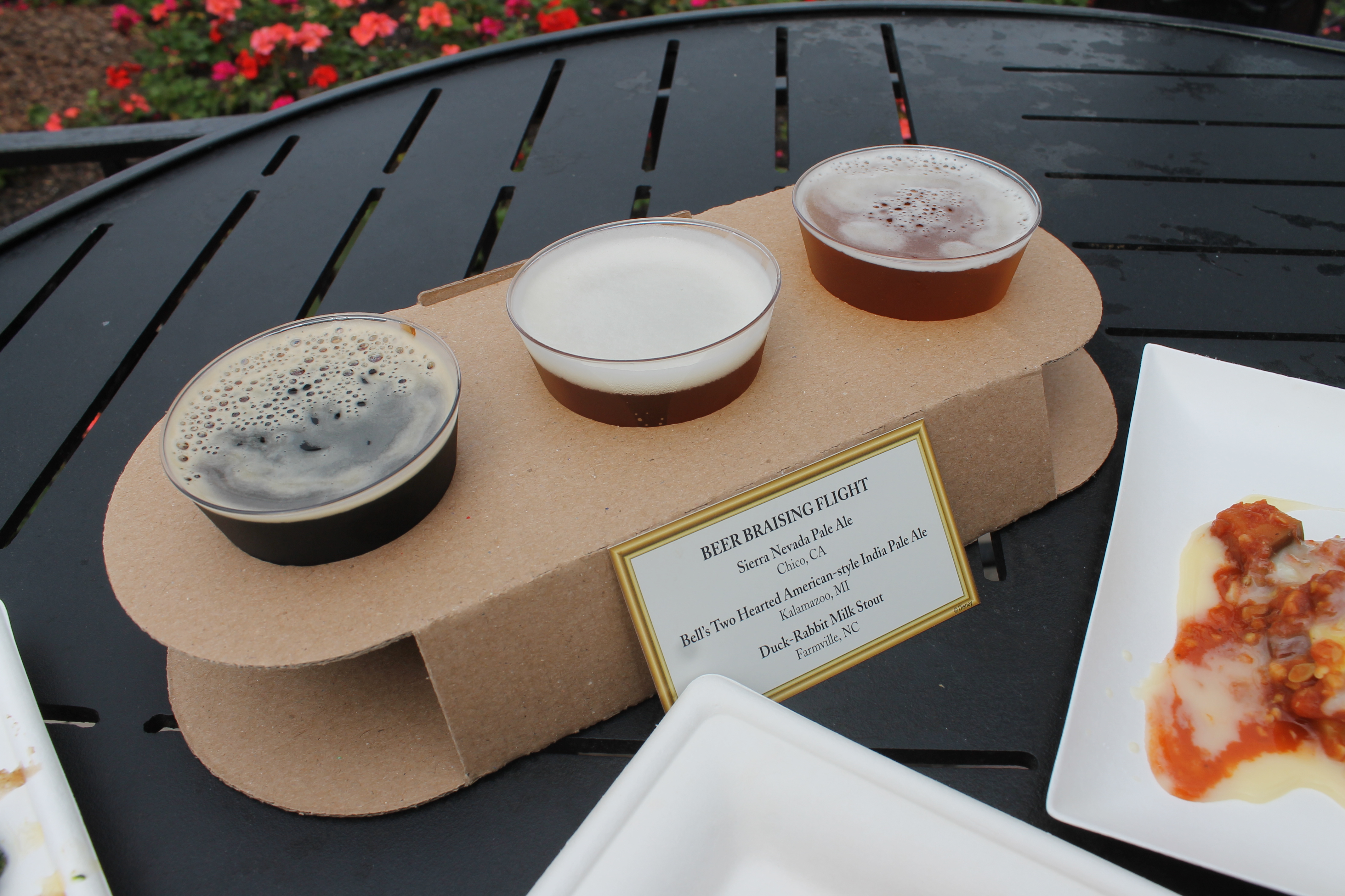 Beer Braising Flight (Sierra Nevada Pale Ale, Bell's Two Hearted American-Style India Pale Ale, Duck Rabbit Milk Stout) $9.00