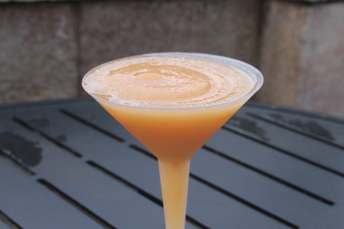 Fros&eacute;: Frozen C&ocirc;tes de Provence Ros&eacute; Wine with Grey Goose Vodka and Peach Pur&eacute;e $11.00