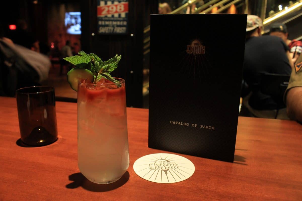 City of Light - Tanqueray 10 Gin, Angostura Bitters, Lime, Cucumber Soda