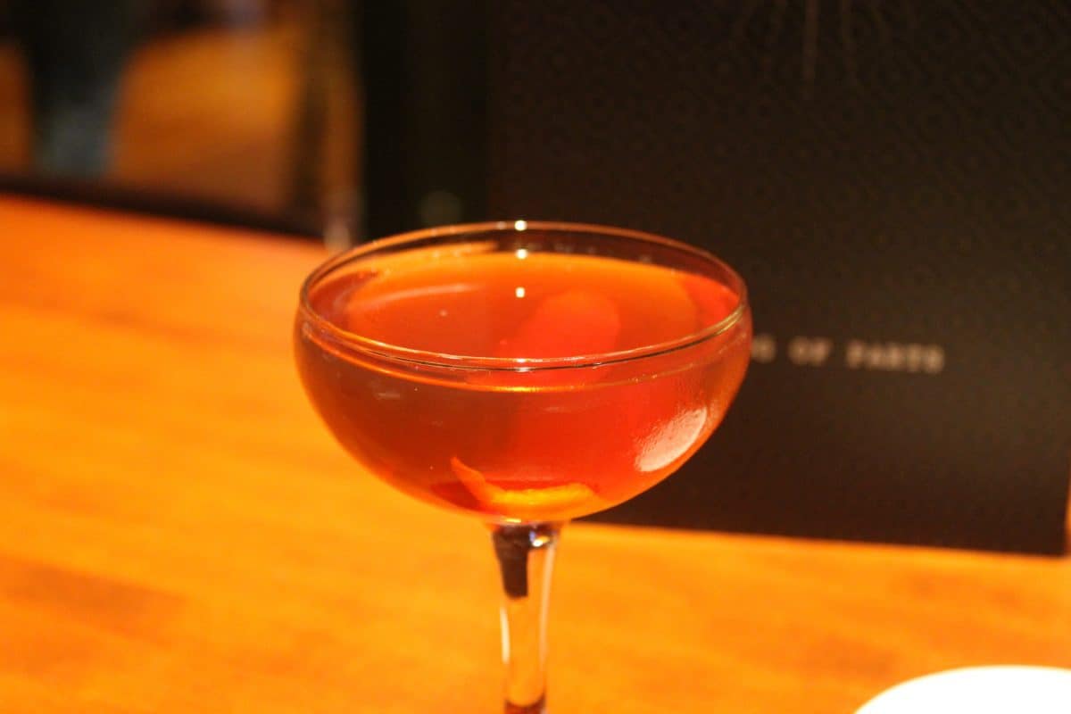 Teacher's Apple - Bulleit Rye, Sweet Vermouth, Apple Cordial, Angostura Bitters