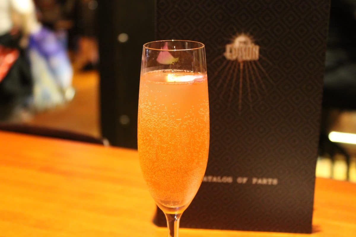 Mistress - Stoli Elit Vodka, Amaro Montenegro, Lemon, Pomegranata, Domaine Chandon