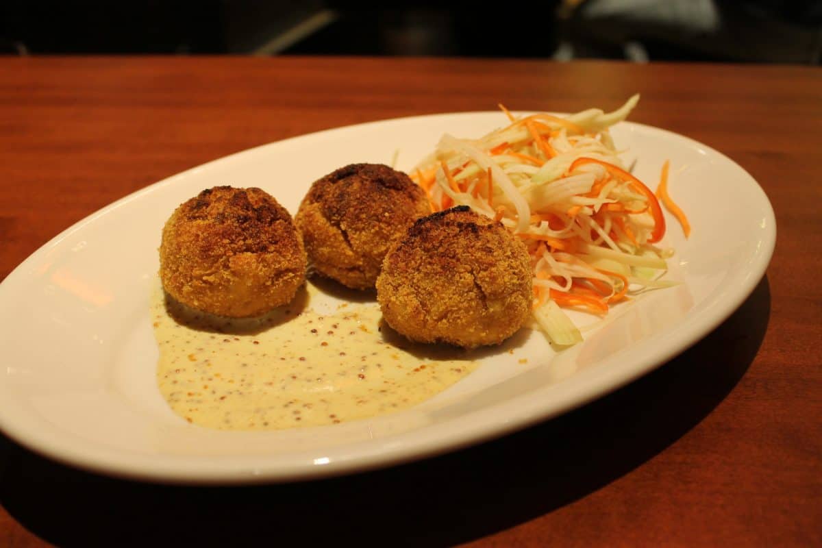 Jumbo Lump Crabcake - Green Papaya-Mango Salad, Grain Mustard Sauce - $28.00