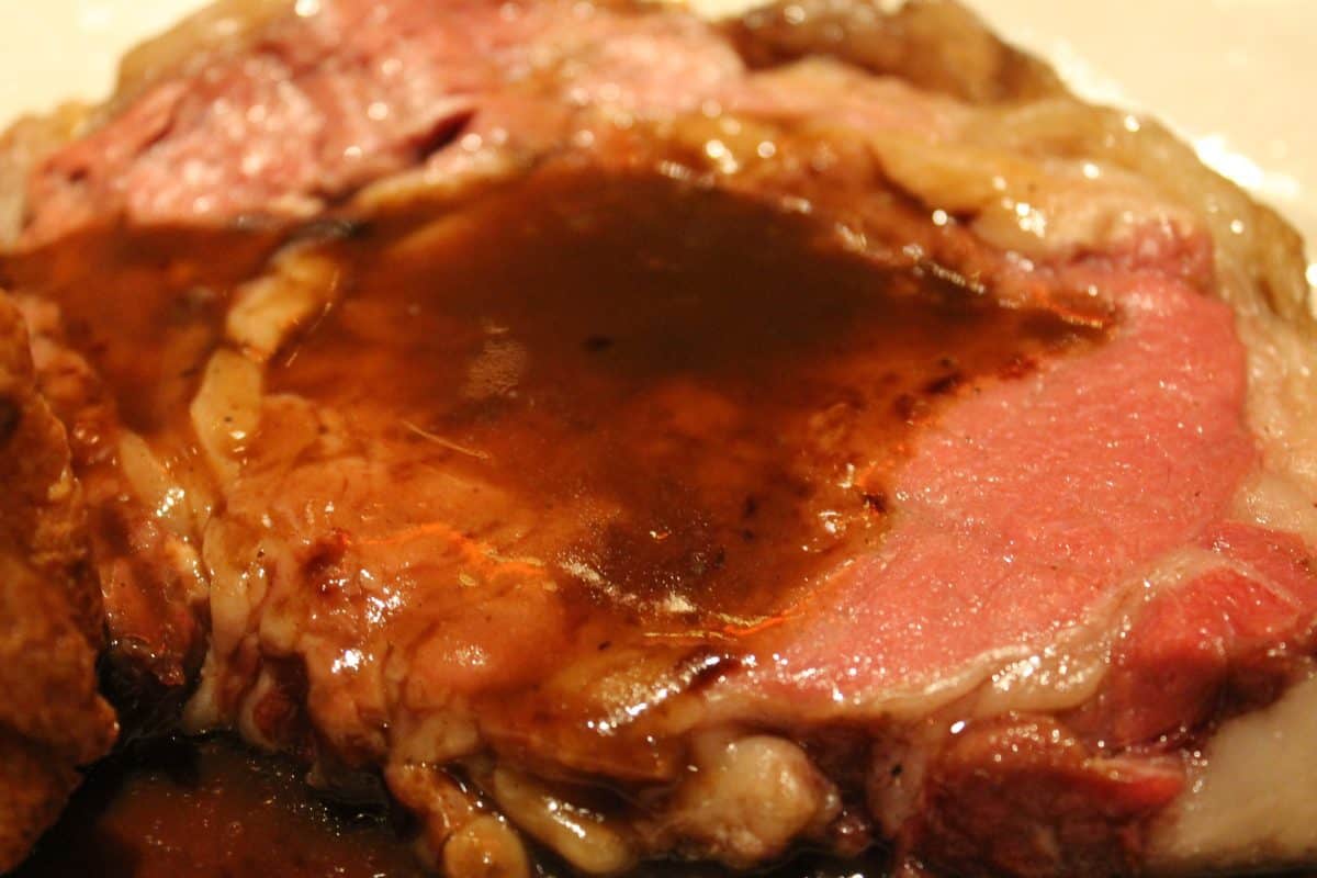 28 Day Dry-Aged Prime Rib - Horseradish-Black Pepper Crust, Au Jus, Cheddar Popover - QUEEN CUT Boneless 18oz - $29.00