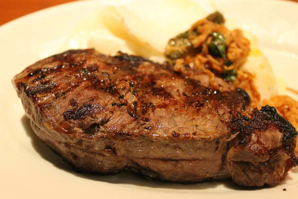 Centennial Steak - NY Strip Steak, Fried Peppers, Goat Cheese Gratin Potato - $34.00