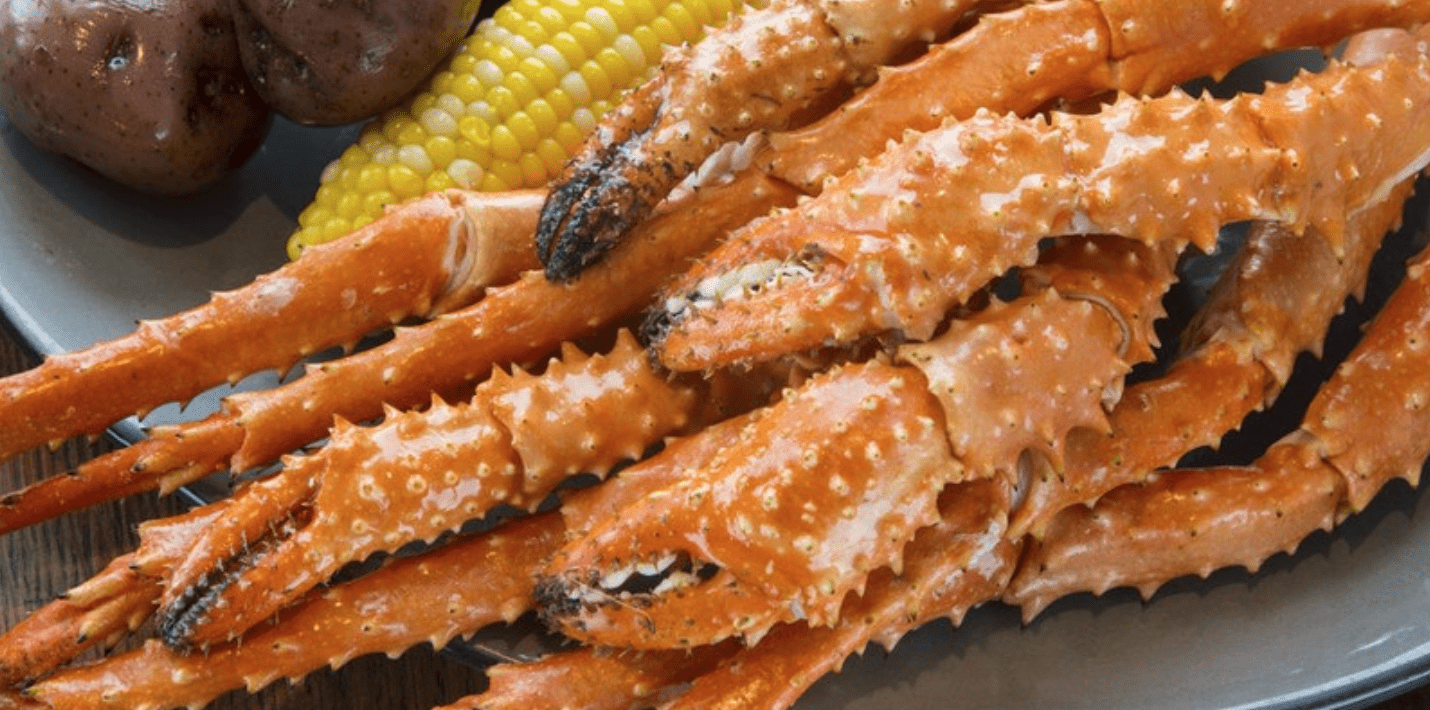 The famous King Crab Entrée at Paddlefish at Disney Springs