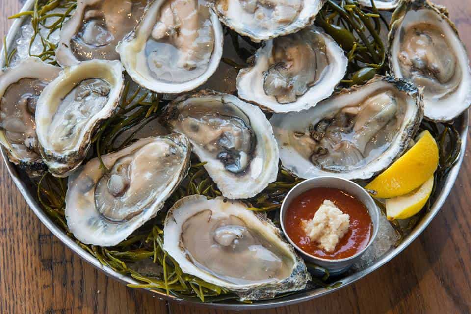 An assortment of oysters at Paddlefish located in Disney Springs