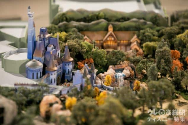 tokyo disney new fantasyland theatre model