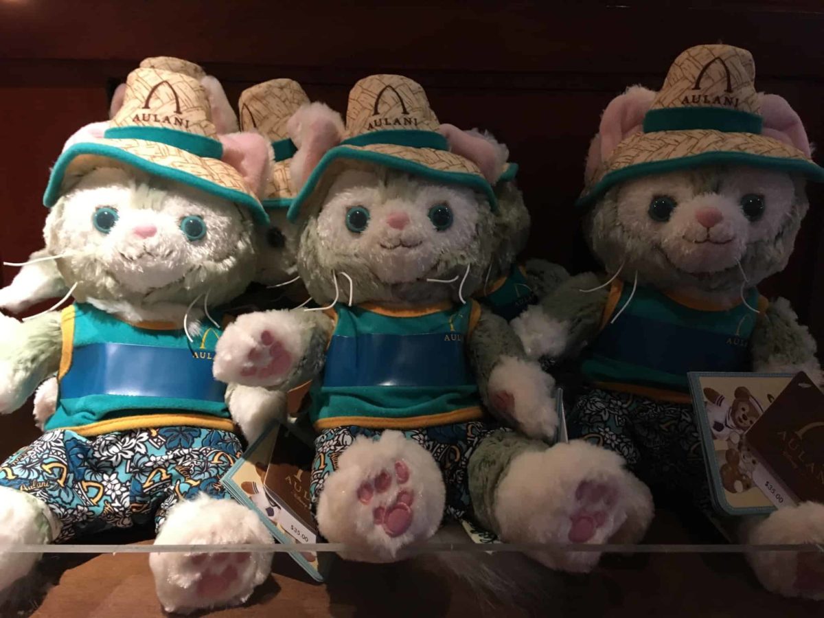 Pre-dressed 13-inch Gelatoni plush available from Kālepa's Store at the Aulani