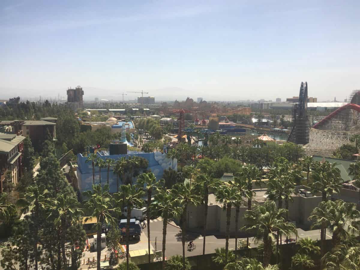 A close-up of the Mickey lamp found in rooms at Disney's Paradise Pier Hotel at the Disneyland Resort