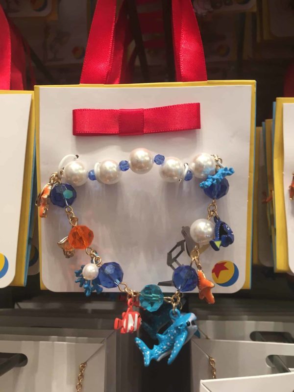 A bracelet themed to Finding Dory, made for the PIXAR jewelry line