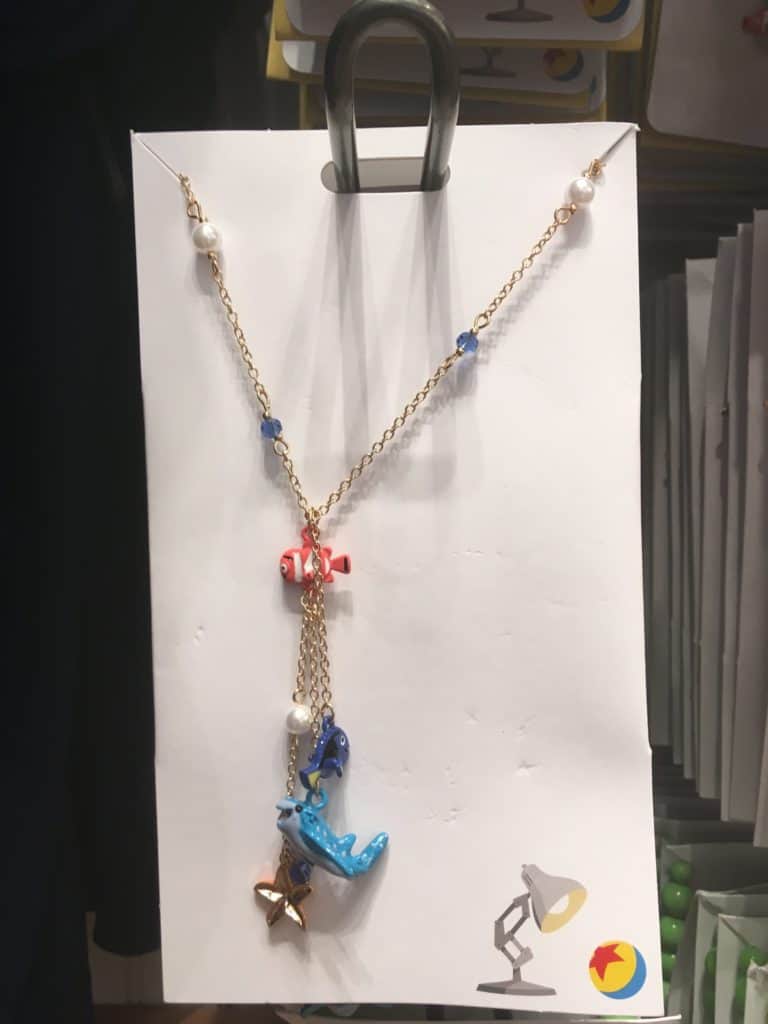 Another necklace themed to Finding Dory, created for the PIXAR jewelry line