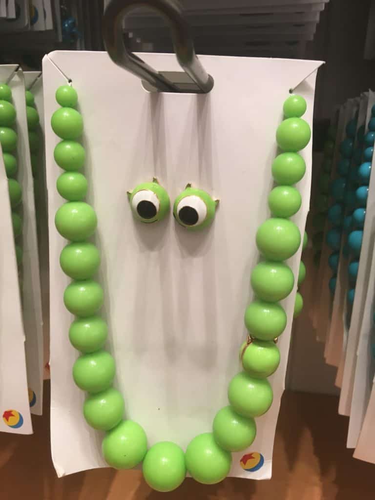 PIXAR jewelry themed to Mike from Monsters, Inc.