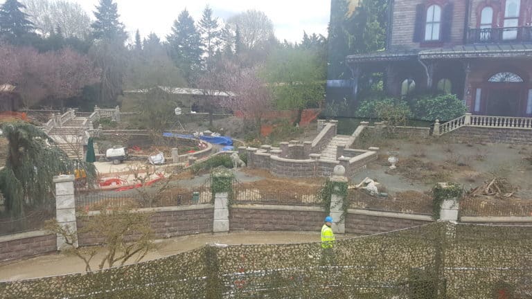 Phantom Manor Disneyland Paris refurbishment, April 2018.